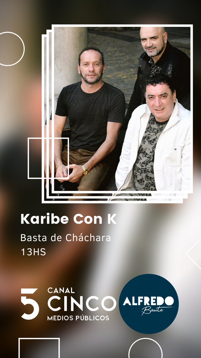 Hoy hay doblete en Basta de Cháchara por <a href="/canal5uruguay/">Canal 5 Uruguay</a> 
En la primera parte estará <a href="/LauraSky_/">LAURA SKY</a> hablando de su más reciente tema 
Y en la segunda parte del programa estará Karibe con K adelantando el show de este 20 de Marzo en el Teatro de Verano.