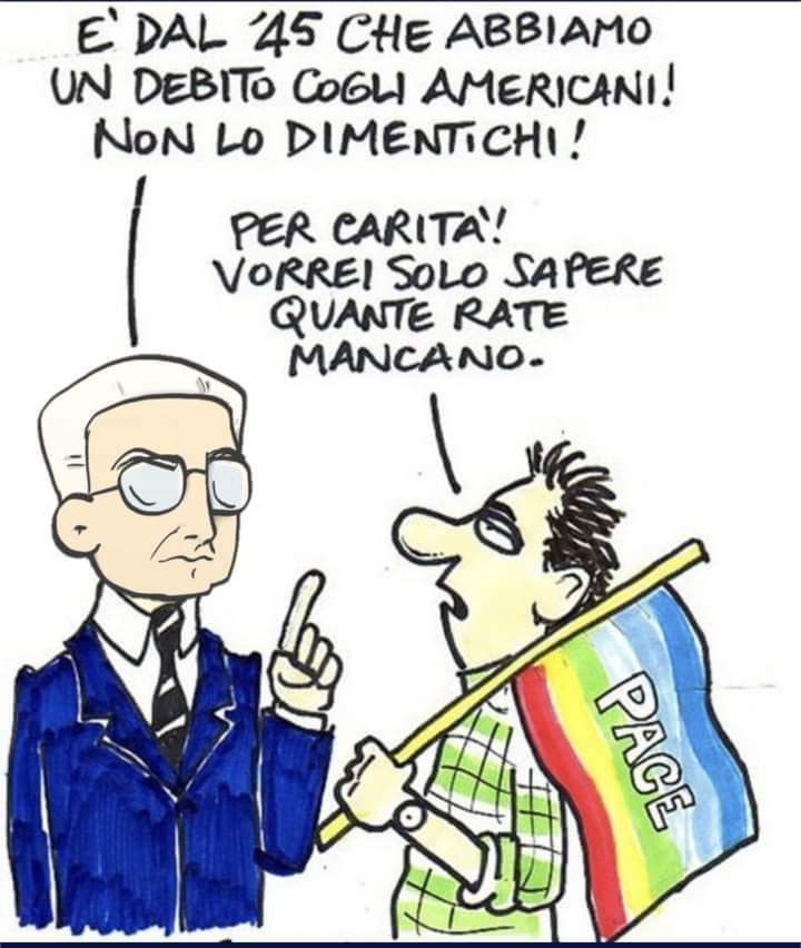 leo1976na's tweet photo. #USA #marciasuroma #Europa
I colonizzatori americani, portatori della libertà democratica, hanno liberato l'Europa dall'isterismo hitleriano, ma hanno piantato coca cola, Mc Donald's, Halloween e basi Nato ovunque. L'Europa non è stata liberata, ha solo cambiato padrone. https://t.co/RUFwlUiMZh