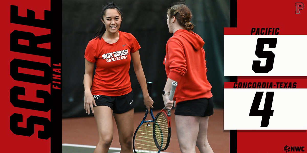It's another narrow victory for <a href="/BoxerWTennis/">Pacific University Women's Tennis</a>!

#GoBoxers