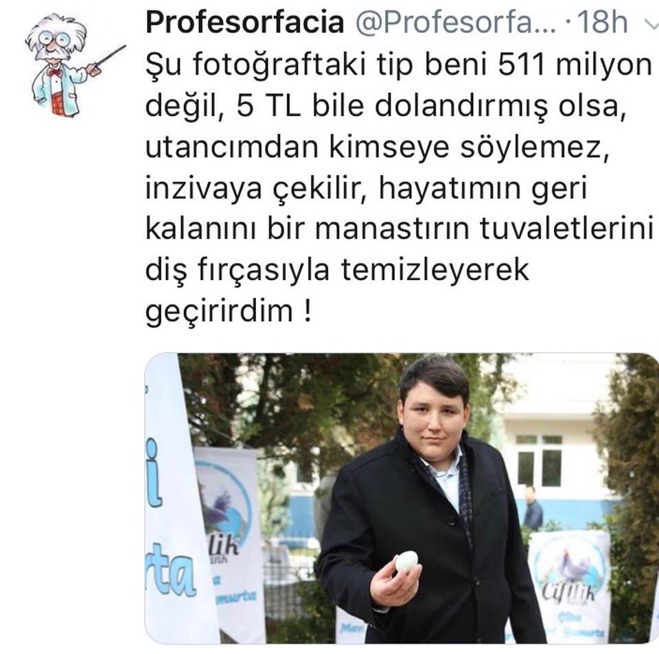 ZaferArapkirli's tweet photo. FAVORİLERİMDEN 😎
Tüm zamanların en güzel tweet'lerinden biridir. https://t.co/on7YUR5ZPd