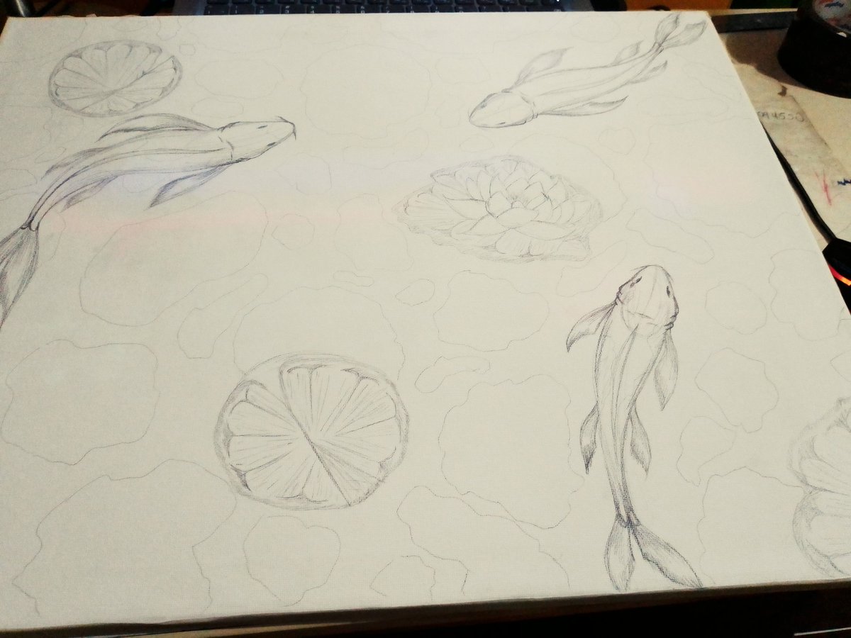 113Relish's tweet photo. Después de mi estado AFK, al fin revivir ✨ 
Y aquí muestro un avance de un cuadro que estoy preparando 🛐 
#MyArtwork #myart #YueRelish #Artist https://t.co/sttouKMrf8