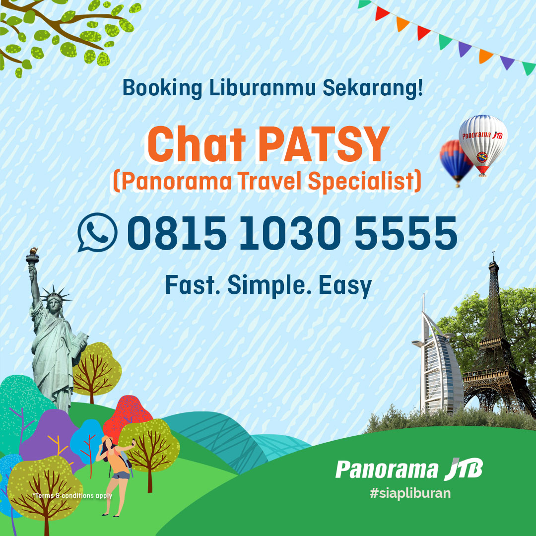 Wow! Ada Promo Tiket Singapore Airlines di The World of Holidays! ✈️ ✈️

Terbang dengan Singapore Airlines &amp; dapatkan promonya di The World of Holidays! Datang ke mini booth Panorama JTB di Lippo Mall Puri Jakarta tanggal 14-20 Maret 2022. 

Booking di  bit.ly/ChatPatsy.