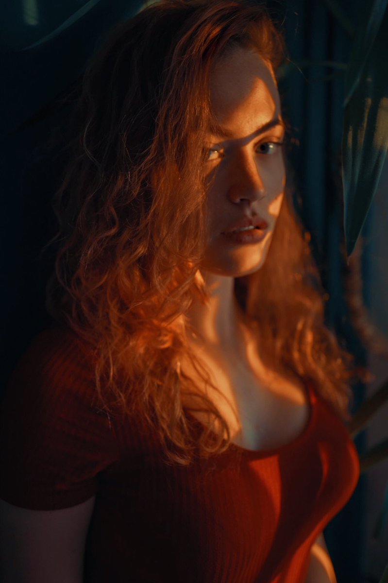 TodorovaVicky's tweet photo. Burning sunset 

#goldenhour #redhead #portrait #freelancemodel https://t.co/ro6pfOjJtb