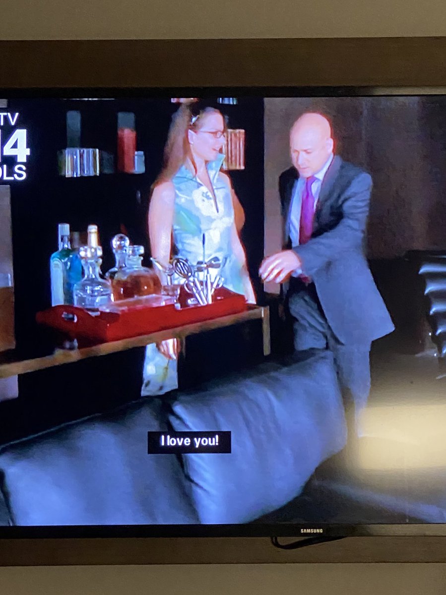 lexie's tweet photo. I turned 26 at midnight and the tv glitched to a subtitle that said “I love you!” ..if that’s not a gift from my mom I genuinely don’t know what is https://t.co/KtAfctWudJ