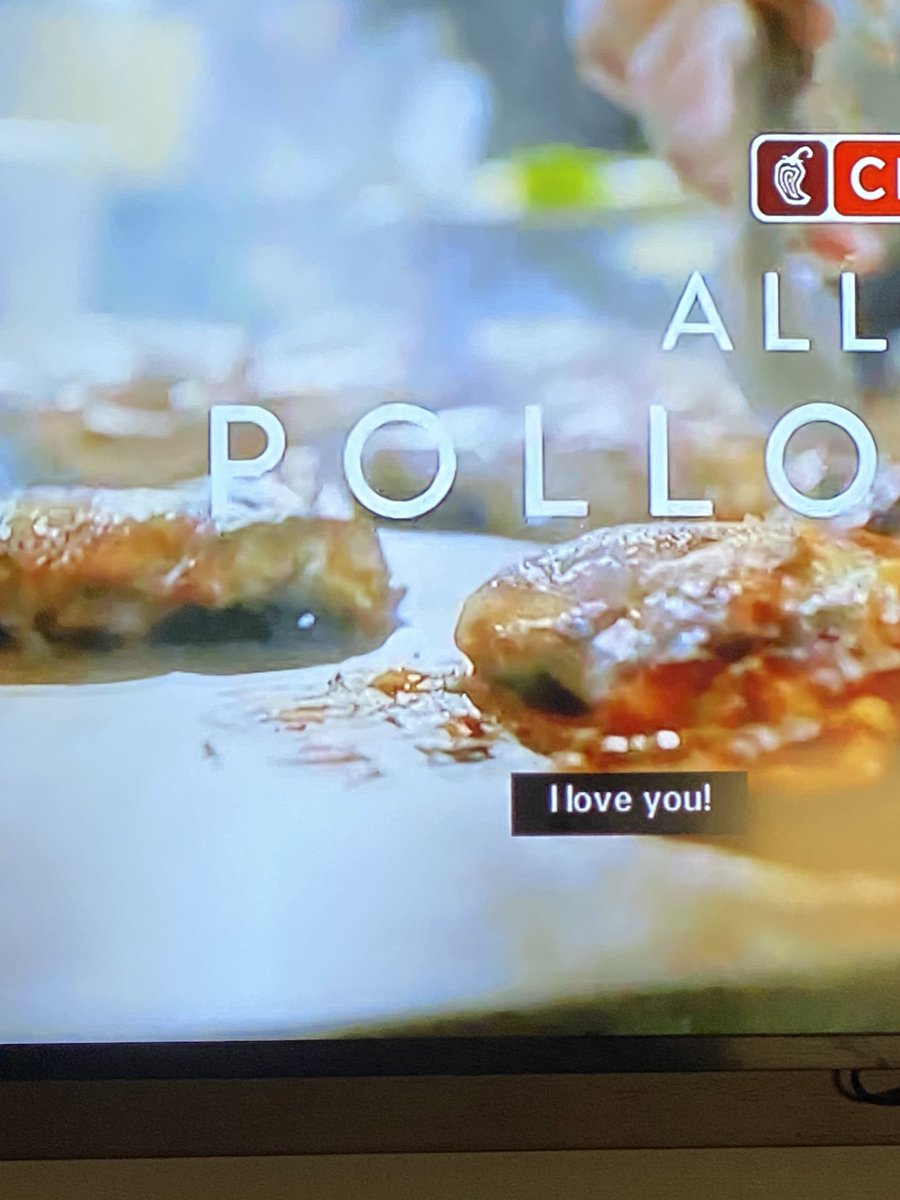 lexie's tweet photo. I turned 26 at midnight and the tv glitched to a subtitle that said “I love you!” ..if that’s not a gift from my mom I genuinely don’t know what is https://t.co/KtAfctWudJ