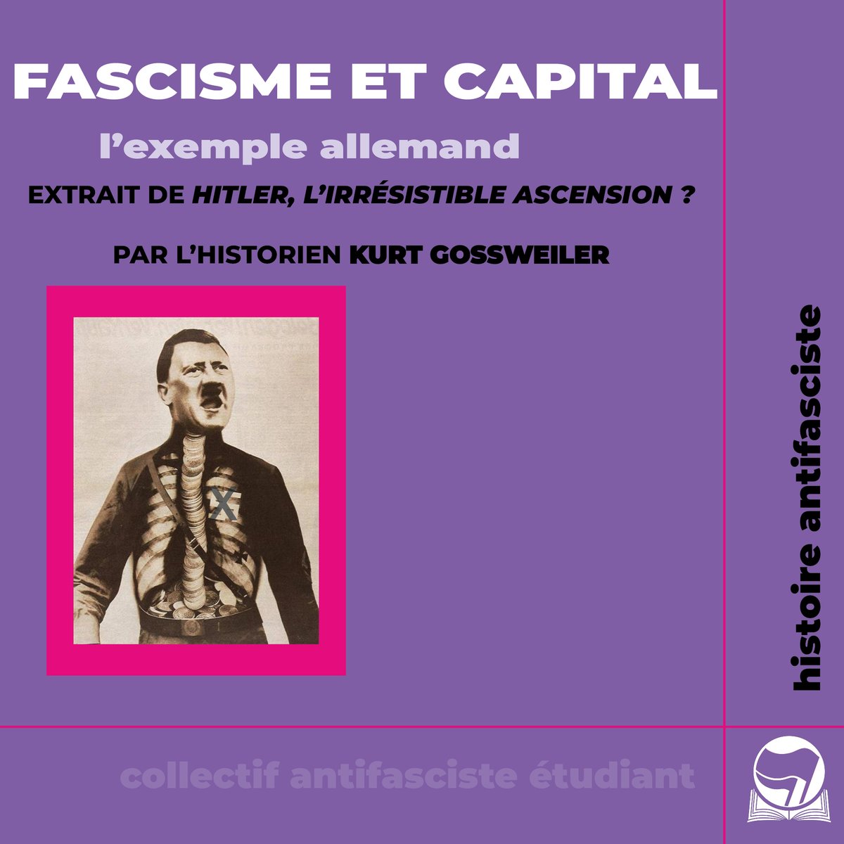 caetudiant_'s tweet photo. ⭕️FASCISME ET CAPITAL - L'EXEMPLE ALLEMAND

📖"Aujourd’hui cela est encore vrai : le fascisme est toujours soutenu par le grand capital.
C’est le cas avec Eric Zemmour soutenu par notamment Vincent Bolloré, industriel et propriétaire de médias."

https://t.co/G9ArmCb7JC https://t.co/V3rb03ZaIh