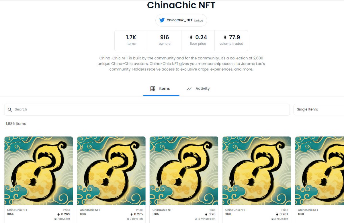 PuddyDad's tweet photo. #FREEMINT done 
Congrats @ChinaChic_NFT for their launch, hope we may have chances to cooperate next time

PS: I Swept few around 0.1e🤓 https://t.co/WPAL6oyXW8