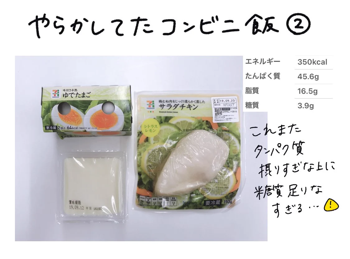 やらかしたコンビニ飯と瘦せたコンビニ飯が画期的すぎる‼
