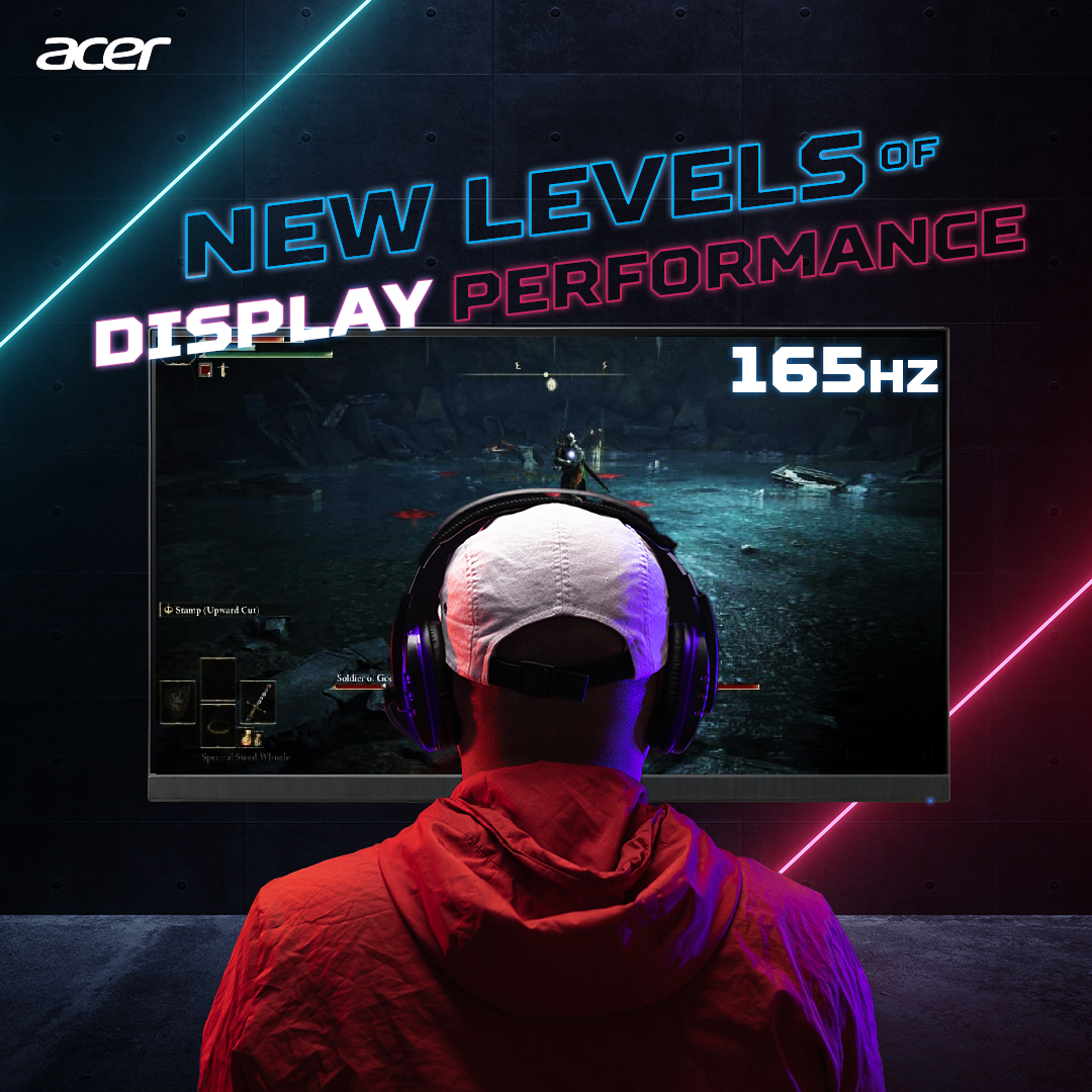 acerID's tweet photo. Melihat lebih baik dengan monitor Nitro VG272_LV!
Dengan Refresh Rate yang bisa di-overclock hingga 165Hz, kamu dapat melihat gambar dengan lebih halus yang memanjakan mata saat bermain game.
#MonitorNitro
#MonitorGaming
#MonitorGamingIndonesia
#AcerID https://t.co/xzh3MCAN54