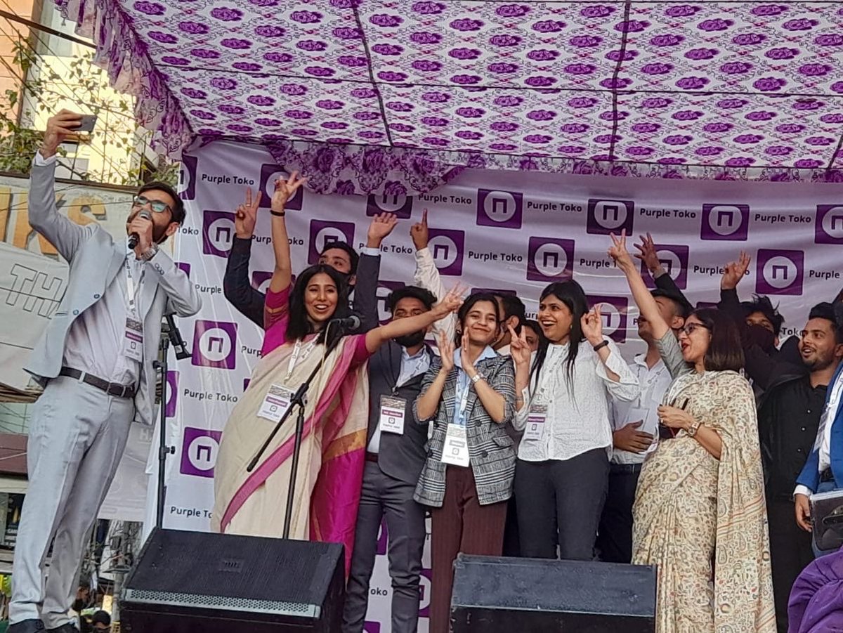 PurpleToko's tweet photo. Purple Toko is backed by some highly motivated and ambitious faces who are ready to put everything and anything that’s required to build the company!

Here’s an appreciation post to these super cool &amp; hardworking people!

Download the app from play store:
https://t.co/Ow4ef37VtW https://t.co/9gF1UX0JuC