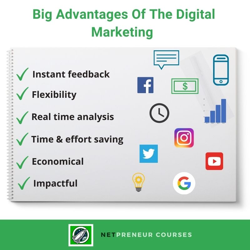 NetpreneurC's tweet photo. #netpreneur #netpreneurdigitalmarketing #netpreneurcourses #digitalmarketing #onlinemarketing #quote #quoteoftheday #digitalmarketingclassesinnagpur #digitalmarketingclassesNagpur. 
What are the big advantages of  Digital Marketing. https://t.co/TqmIT1WySY