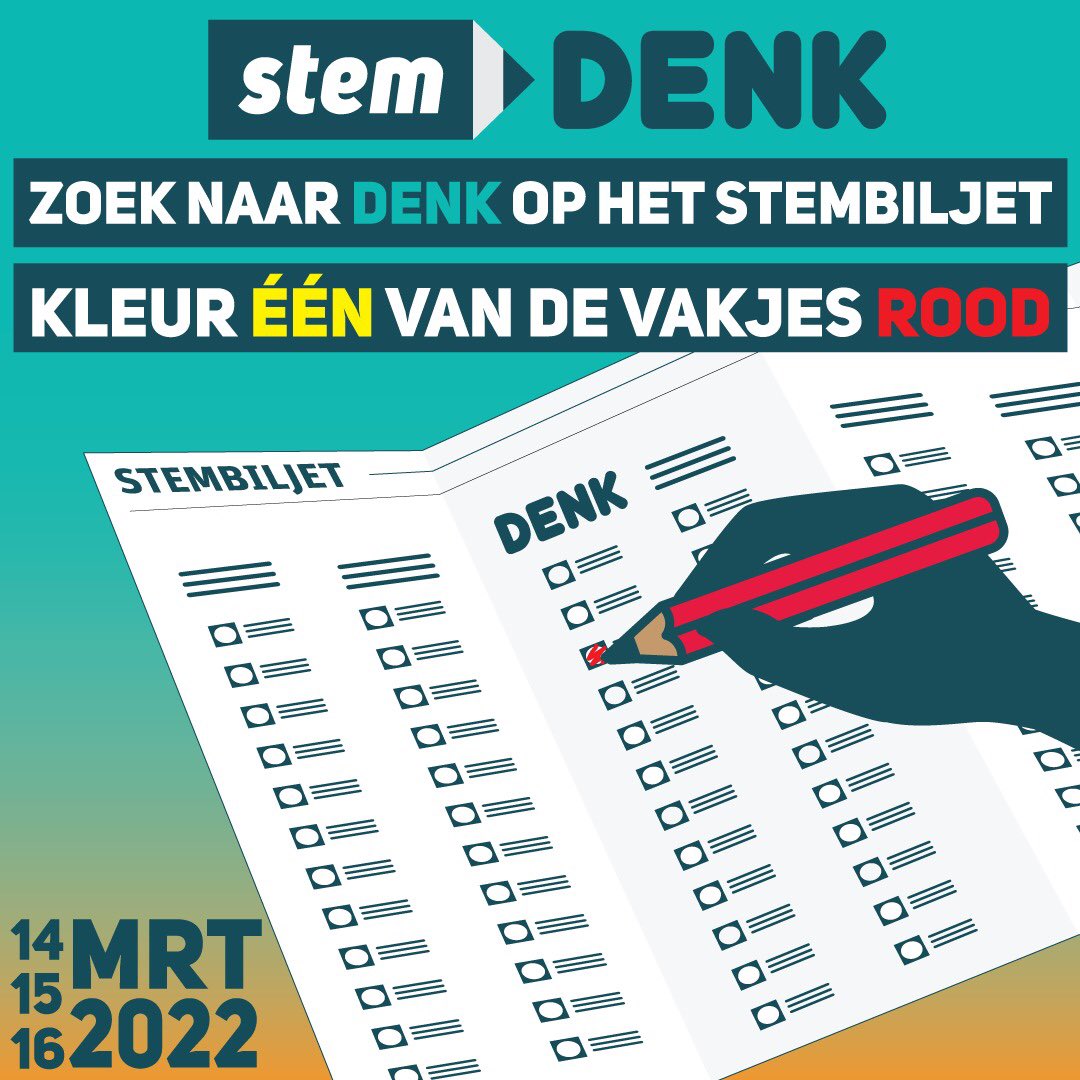 #StemDENK #DENKvooriedereen