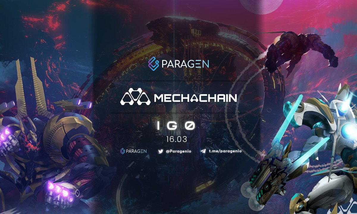 1 DAY LEFT FOR the <a href="/MechaChain/">MECHACHAIN</a> IDO!! 

👥Pool Size: $50,000 
⏰When? 16th March 10 AM UTC 

Start staking to participate 
🔗 launchpad.paragen.io
