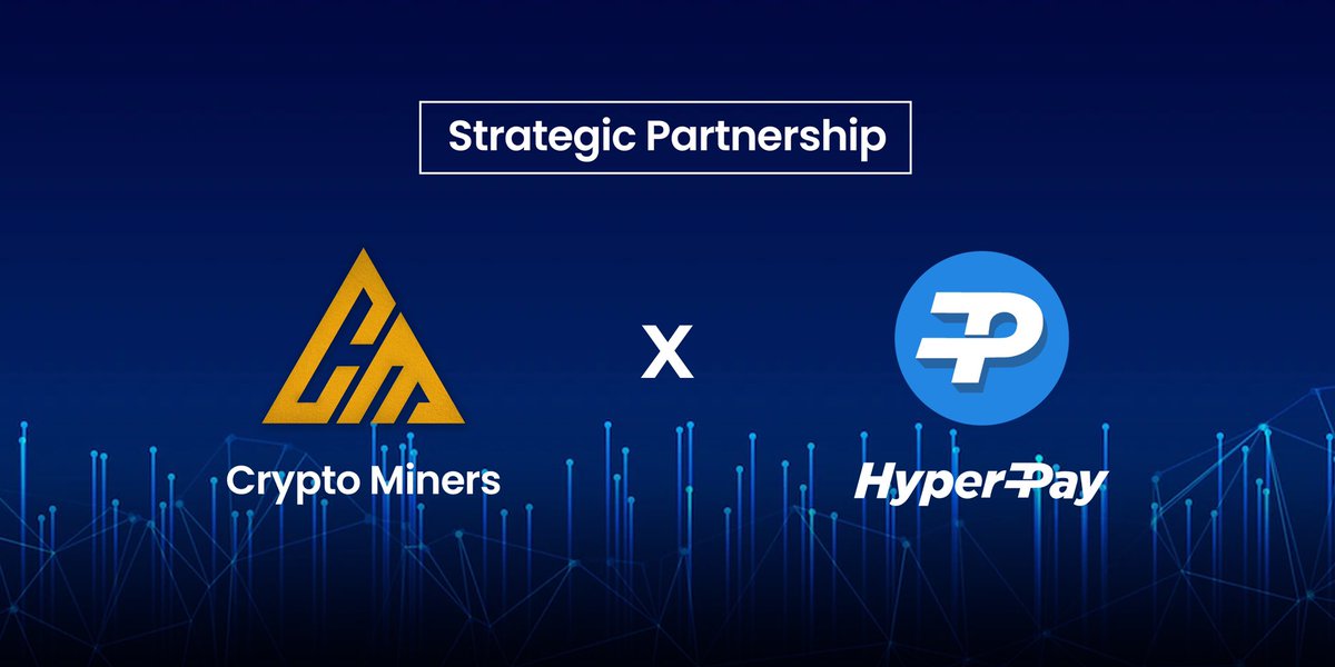 CryptoMiners_Co's tweet photo. We are thrilled to announce our strategic partnership with @Hyperpay_tech 

HyperPay is the world's first four-in-one digital asset wallet, innovatively integrating off-chain wallet, on-chain wallet, shared wallet, and hardware wallet.
Website: https://t.co/FMKGs1StKV https://t.co/TwuWBg24De