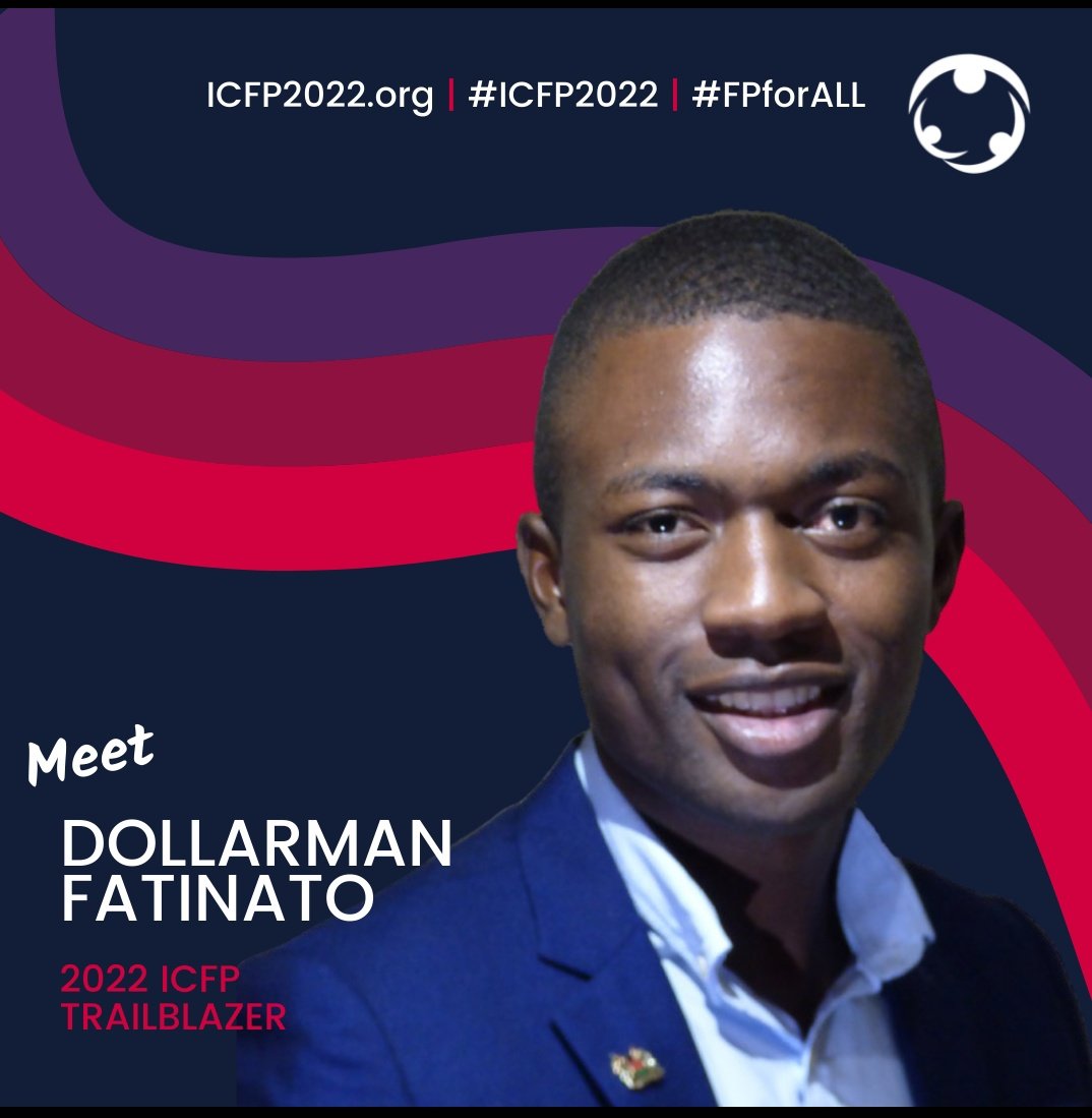 DollarmanKE's tweet photo. Happy being selected as one of the  youth trailblazers for access to family planning and reproductive health information and services for all.

Congratulations to all fellow trailblazers across the world.

@ICFP2022 
#ICFP2022 
#FPforALL https://t.co/f0mYNUtpxJ