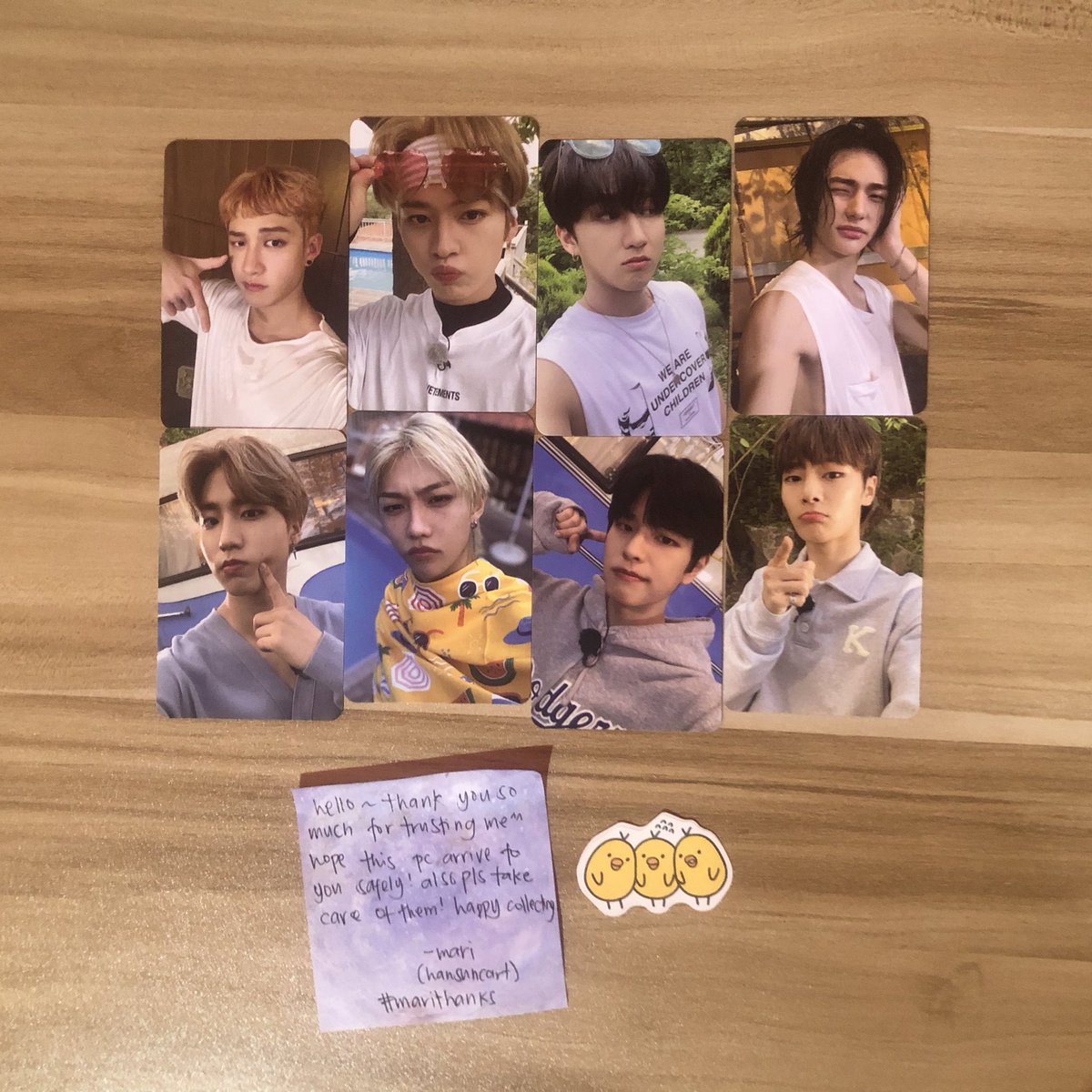 hancheesungie's tweet photo. โ happy mail๐ #marithanks
my eight came home!!๐๐ค https://t.co/AXILt3Oo7R