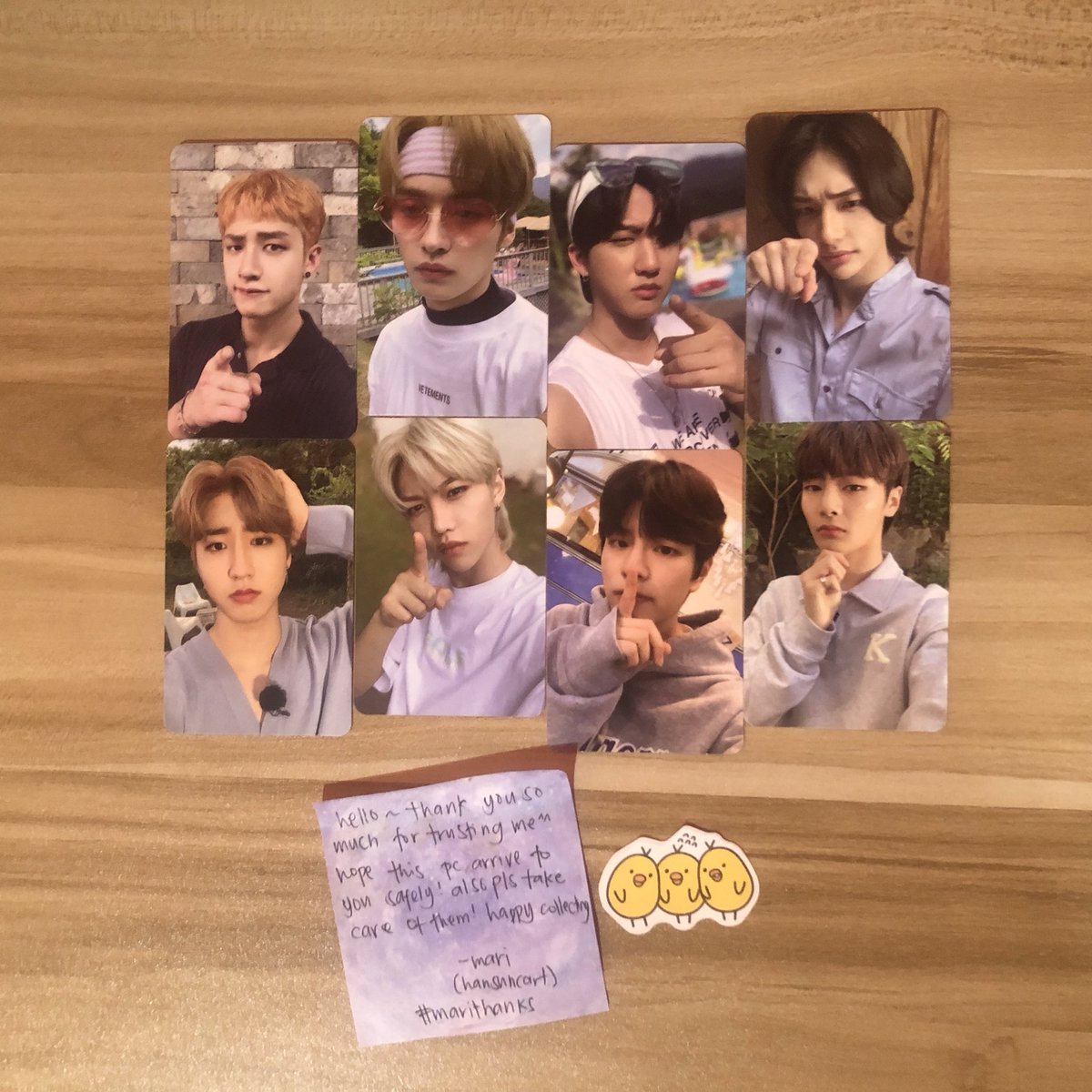 hancheesungie's tweet photo. โ happy mail๐ #marithanks
my eight came home!!๐๐ค https://t.co/AXILt3Oo7R