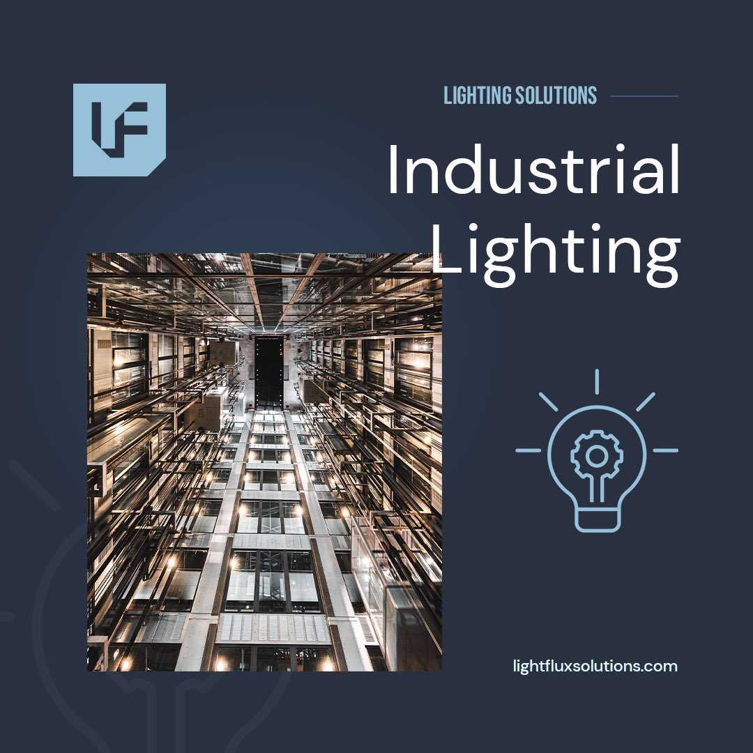 lightflux123's tweet photo. Industrial lighting plays a critical function in assuring worker safety and security in an industrial setting. 
At LightFlux, we offer quick and simple industrial lighting solutions that give visual comfort while assuring efficiency and safety.

#industriallighting #lightflux https://t.co/w3Hvj49O2d