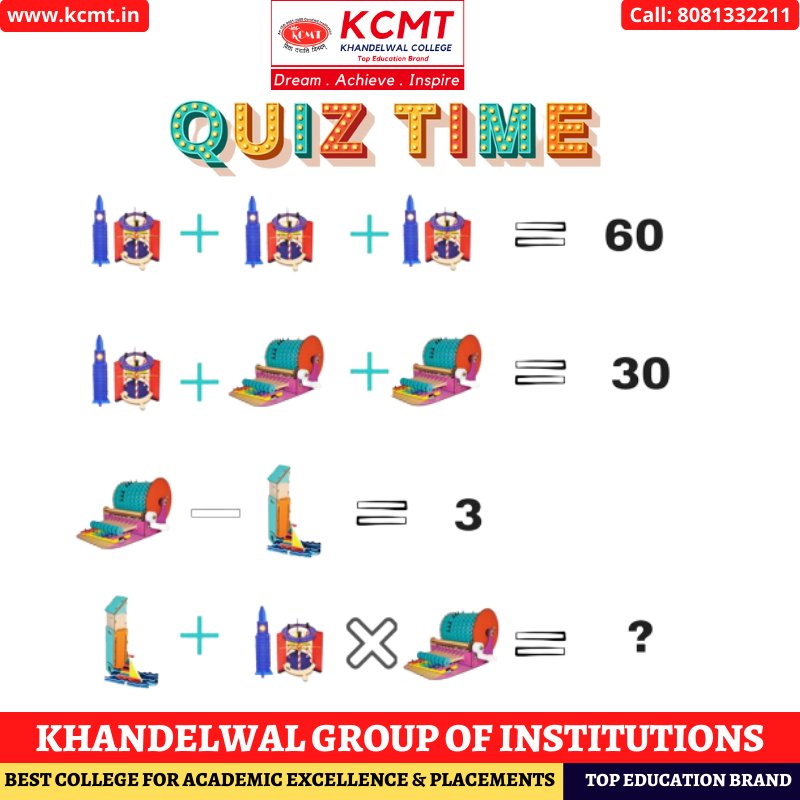 KcmtO's tweet photo. Its quiz time, Let's see how many champions are here..
Comment with your answer on this post.
#kcmt #quiz #bestcollege #KCMTGroup #kcmtcollege https://t.co/dFAO2eEUwB