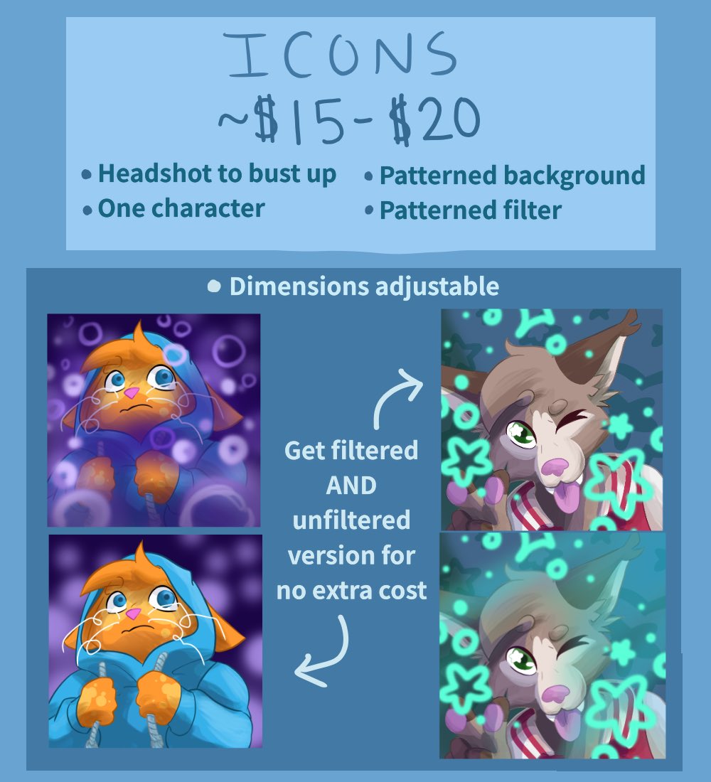 BugBoggle's tweet image. Commissions are open! I’m new to using twitter as a platform but hope to meet other artists in the community.
DM for details or to ask for a commission 👍
#commissionsopen #Commission #furryart #furry #ocs