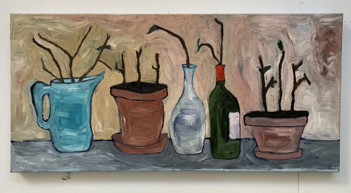 Stilleven met stekjes. 

sophiewalraven.nl/product/stille…