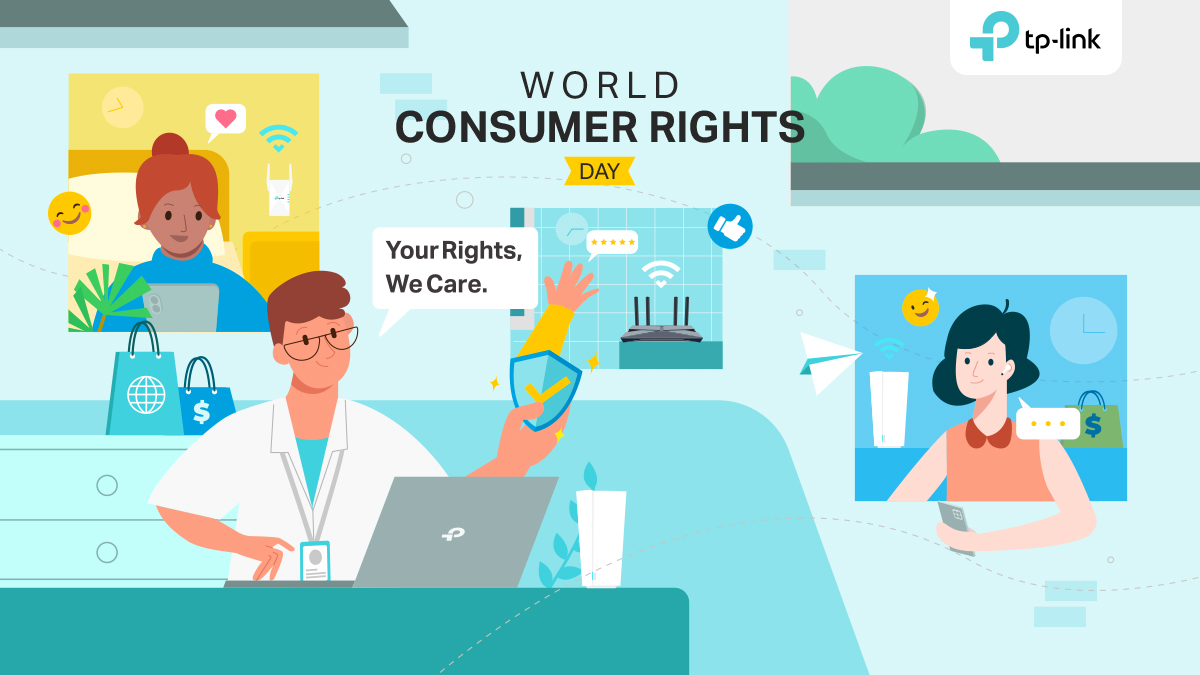TPLINK's tweet photo. Your rights, we care! ⚖️⚖️
#ConsumerRightsDay  #TPLINK https://t.co/pRUfzQ2SK9
