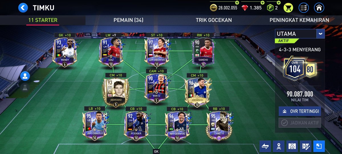 Event TOTY dah mau abis, dan squad pun dah lumayan GG #FIFA22 #fifamobile22