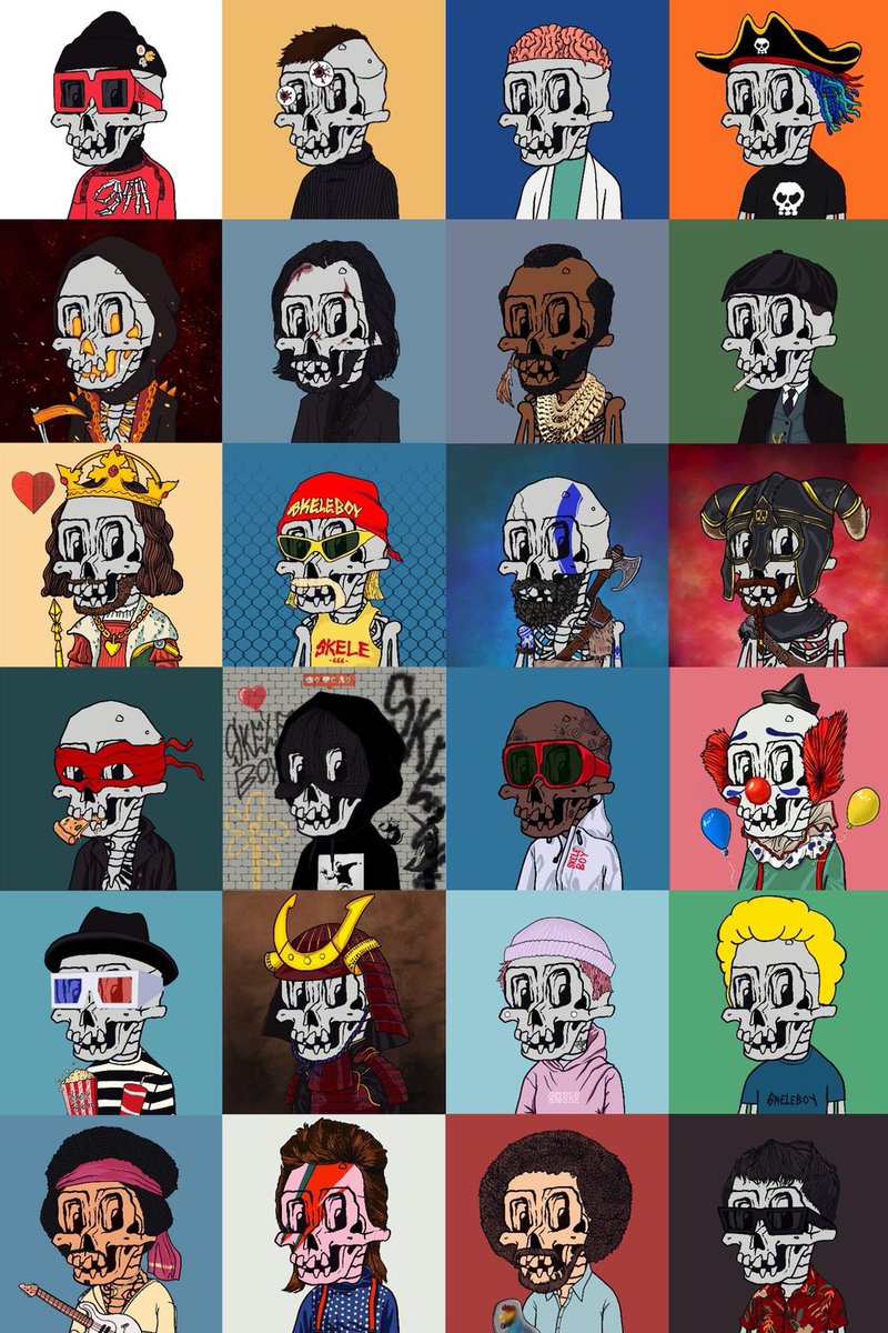 SkeleBoyNFT's tweet photo. Snag a Skele and join the fam! https://t.co/2qzSlVH2Hg