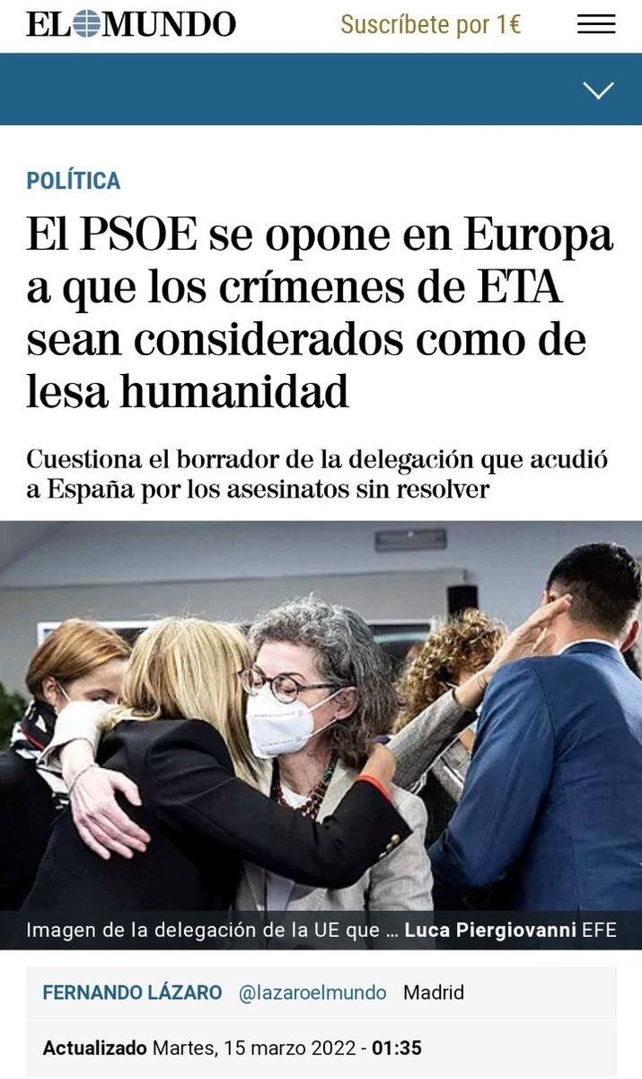 Sólo por esto el Psoe no debería volver a tener un voto en España. Nunca. Jamás.