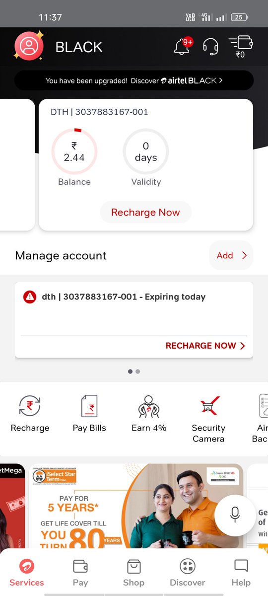 kiran_mile's tweet photo. Airtel is fraud.Representative said that on submitting the set top box , i will get my security https://t.co/3SGh1RymVu is refusing to refund saying there is no such clause.Removing all connections of Airtel.
@Airtel_Presence @airtelindia @TRAI @AirtelDt @Airtel_Presence https://t.co/HSbStllD0X