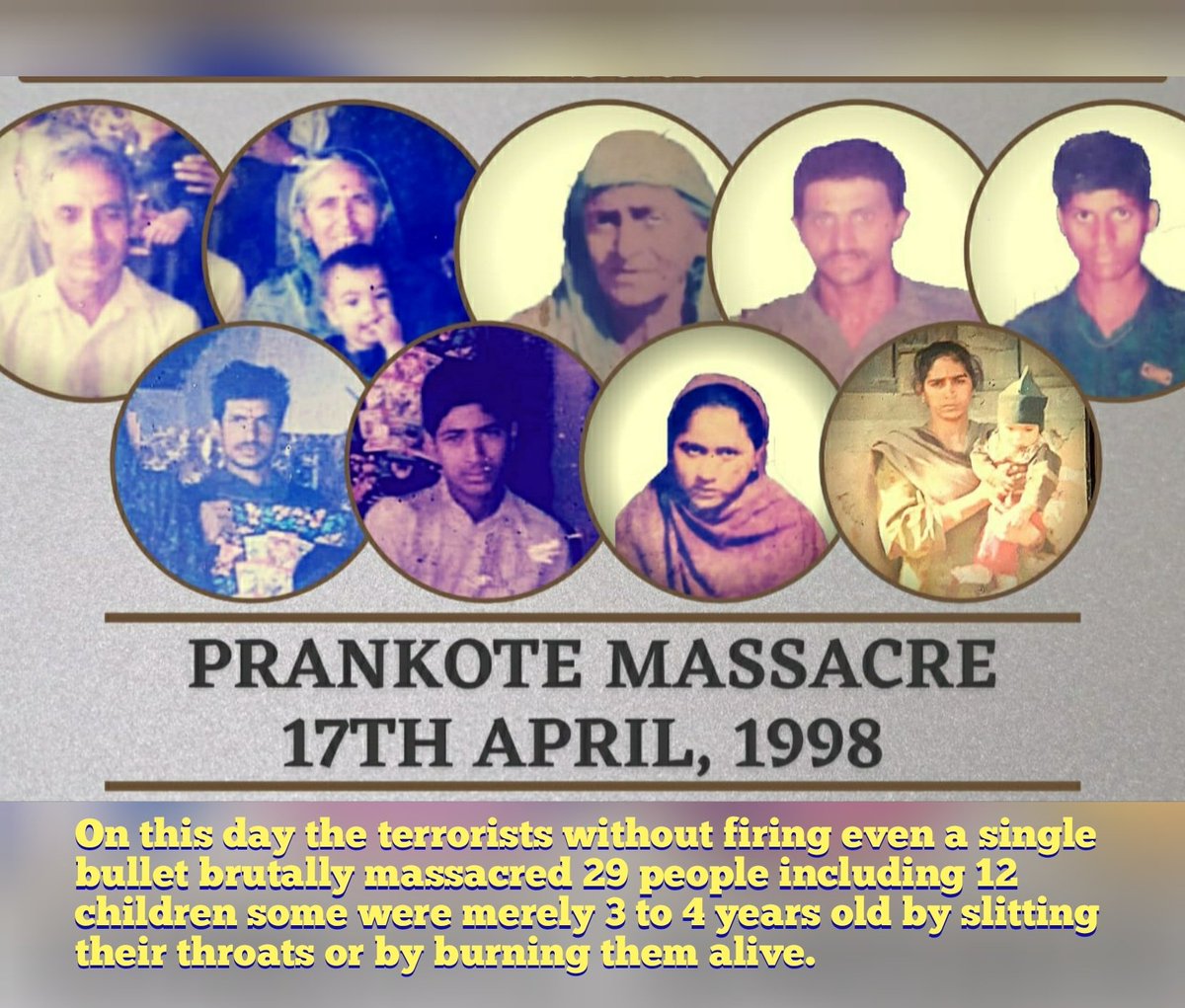 ajay_mlnanda's tweet photo. I urge 🇮🇳 #FilmMakers/ @vivekagnihotri to make a film #JammuFiles too, to bring up truth to public domain showing exile of Jammu Hills (Reasi, Doda, Kishtwar) migrants and how VDC's fought back. #Prankote massacre forced the migration of thousands to nearby safer areas of Reasi https://t.co/ELbHHyaNqf