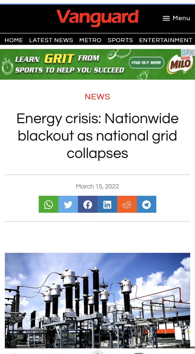 sowore's tweet photo. Under  incompetent, corrupt, unjust and patently inhuman @mbuhari regime National Grid Has Collapsed, National Security Has Collapsed, National Currency+Economy Has Collapsed, National Education Has Collapsed, National Infrastructure Has Collapsed, National Health Has Collapsed.. https://t.co/FQmpkirC4F