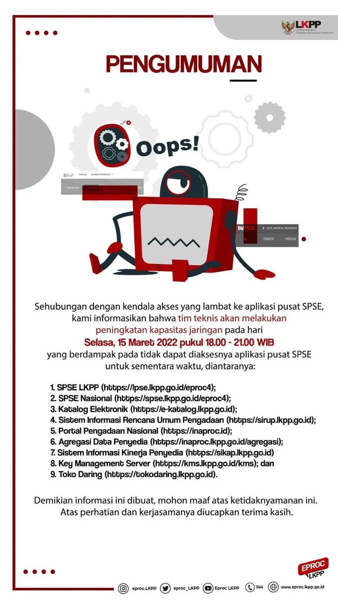 [Pengumuman]

eproc.lkpp.go.id/news/read/837/…