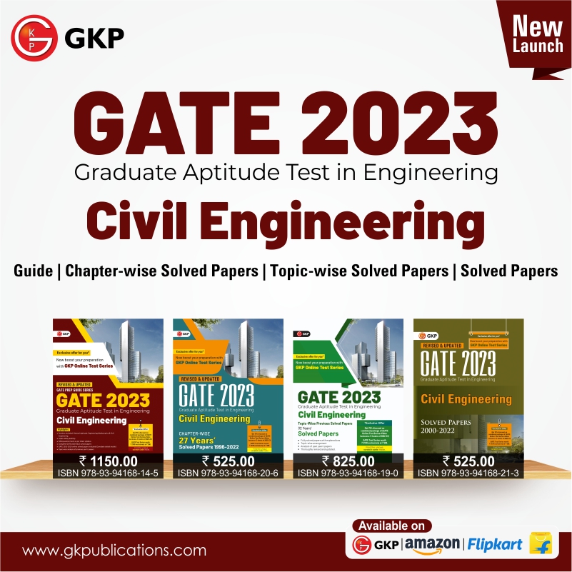 GKPonline's tweet photo. GK Publications is glad to announce the GATE 2023 series for Civil Engineering which includes Guide, Chapter-wise Solved Papers.
#GATE2023 #GATESolvedPapers #gatecivil2023 #GKPublications https://t.co/baqVyPHx32