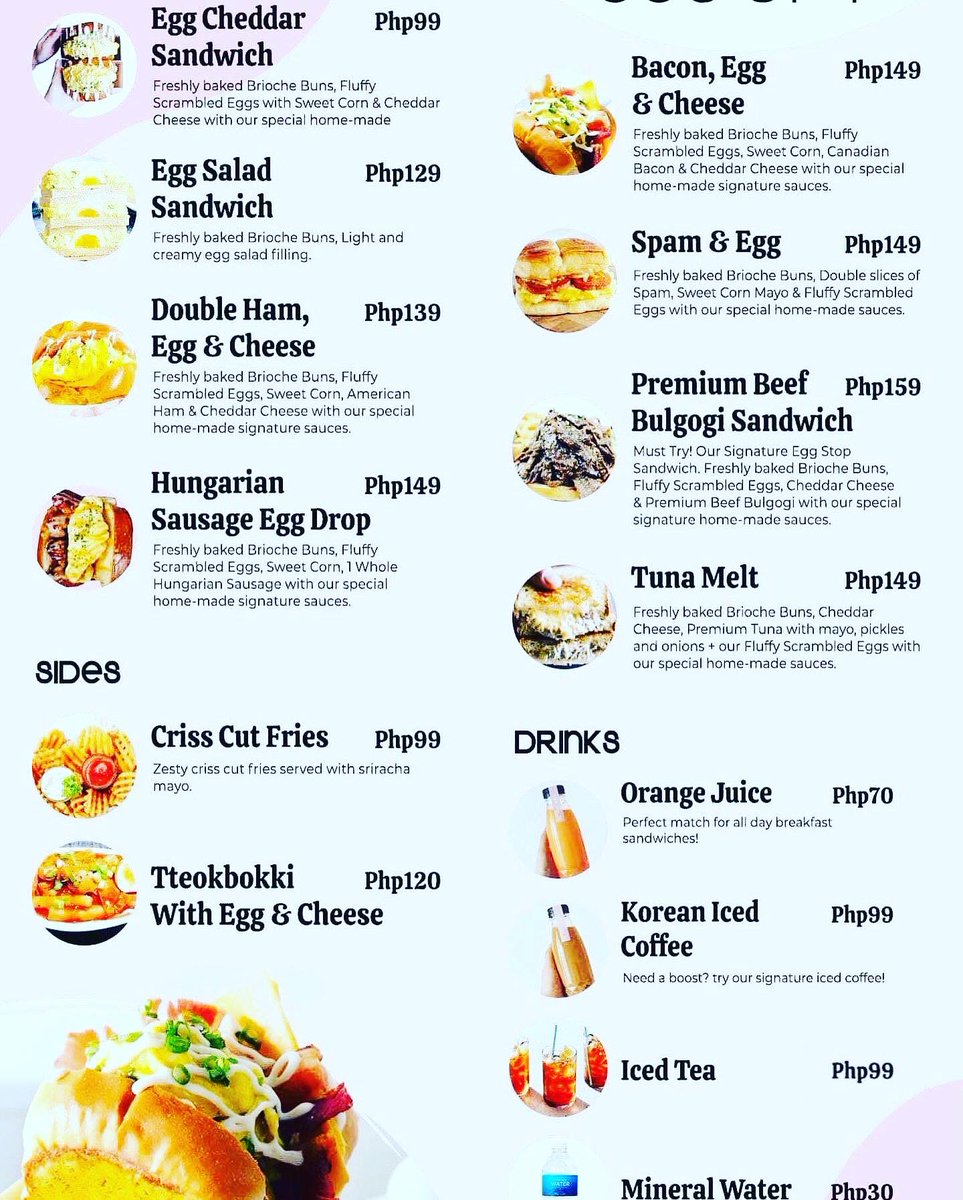 DannieBoiRnB's tweet photo. Guys! Support our new business at #EggStop Bulihan, Silang Cavite! Best #sandwich around! 

Google maps or Waze: Grae’s Alley 

Near Zone 3 arch, and not too far feom@corner of governors drive :) https://t.co/88J1zhMmSU