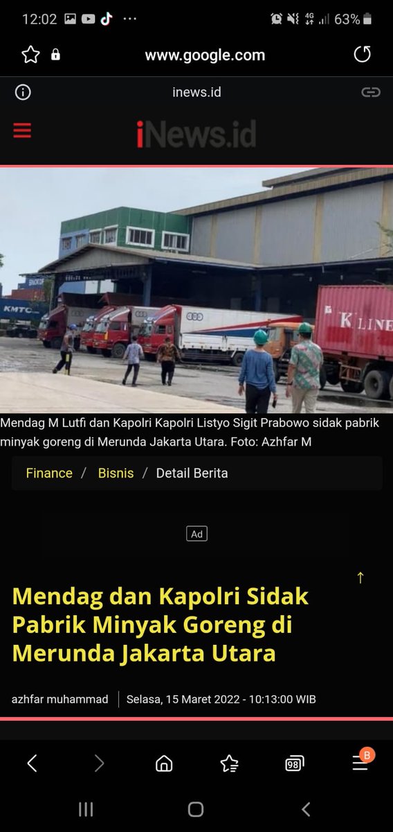 hamdan_fahri's tweet photo. Sulitnya mendapatkan minyak goreng, dan jikapun ada harganya yang mahal, tentu ironis.
#SikatPenimbunMigor https://t.co/Tupbvg5u0O