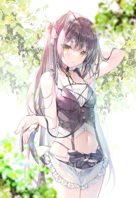 今日の黒髪ちゃん🌿 