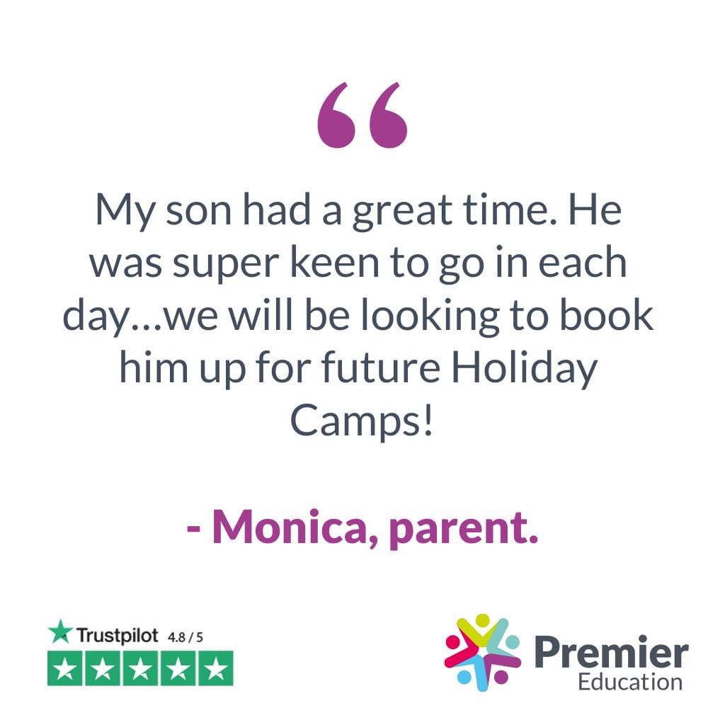 Our camps are an ideal source of fun and activity for your child during the holidays.

Easter Camp are already booking fast, get in touch to secure you child’s place.🥳⚽️🏉🏀

#tuesdaytestimonial #parenttestimonial #schoolsport #sportscamp #sportscoaching #premiereducation
