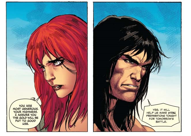 #Conan &amp; #RedSonja in "Blood of a God" by Victor Gischler &amp; Roberto Castro.