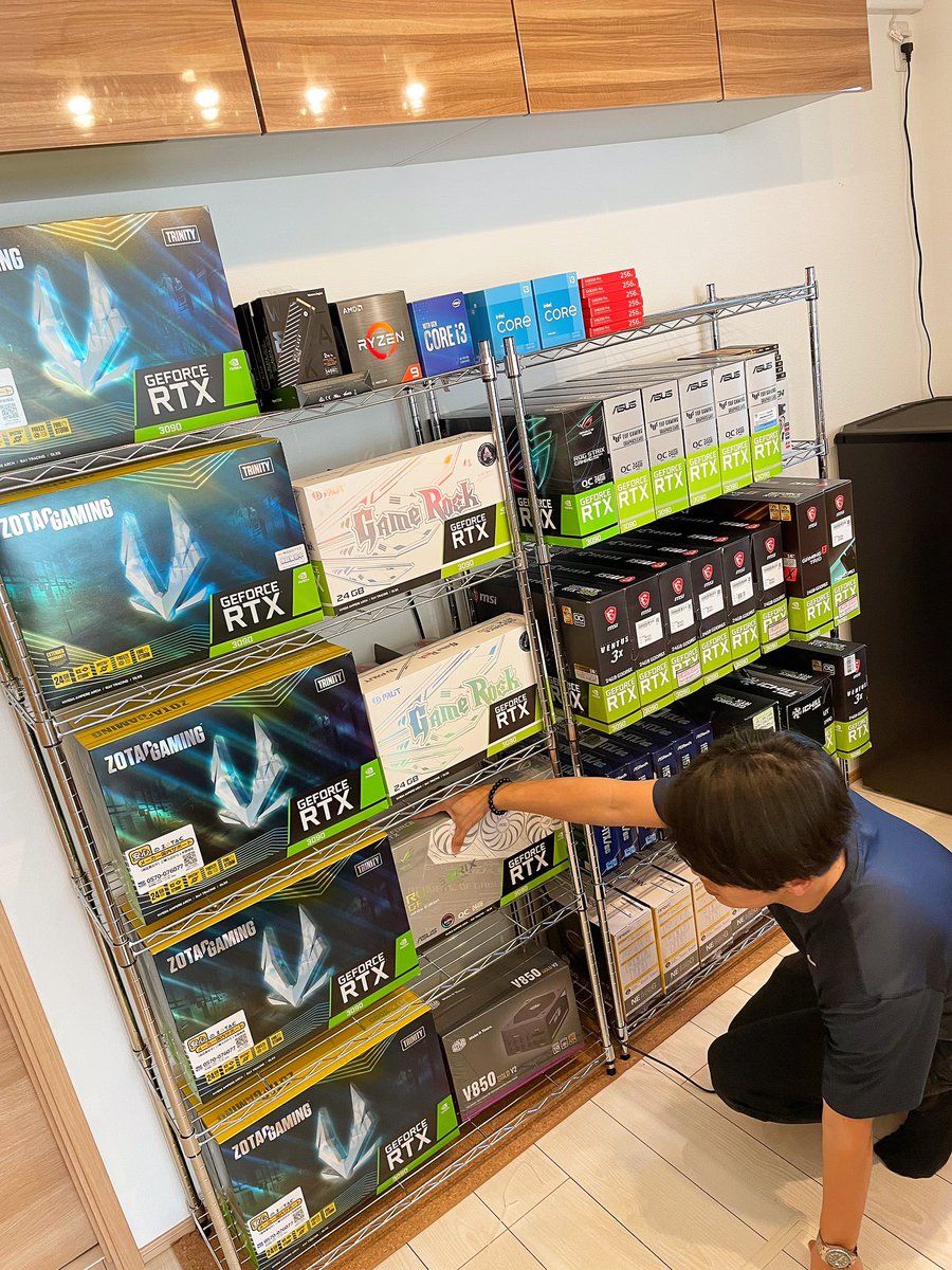 自社使用の3090コレクション笑