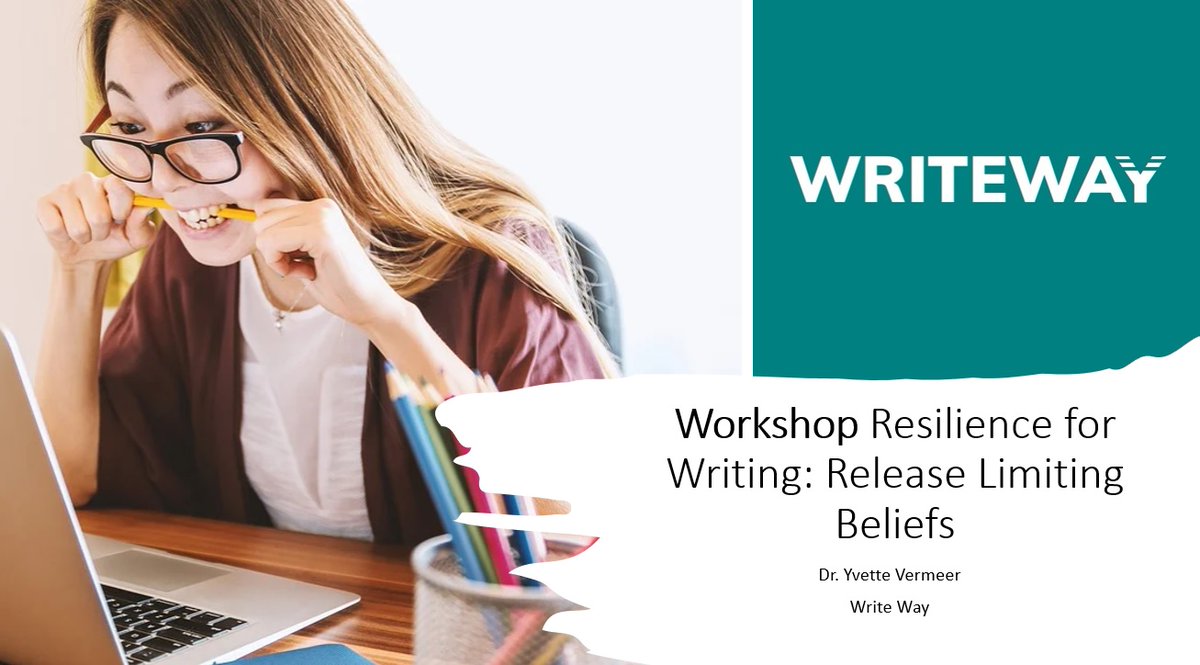 yvette_vermeer's tweet photo. Hey Maastricht University students:
Do you have trouble with starting or motivating yourself to write? Are you procrastinating? This could all be the result of your limiting beliefs. 
Workshop by Write Way
 #wellbeing #writing #maastrichtuniversity #release #limitingbeliefs https://t.co/IntTb2vBpw