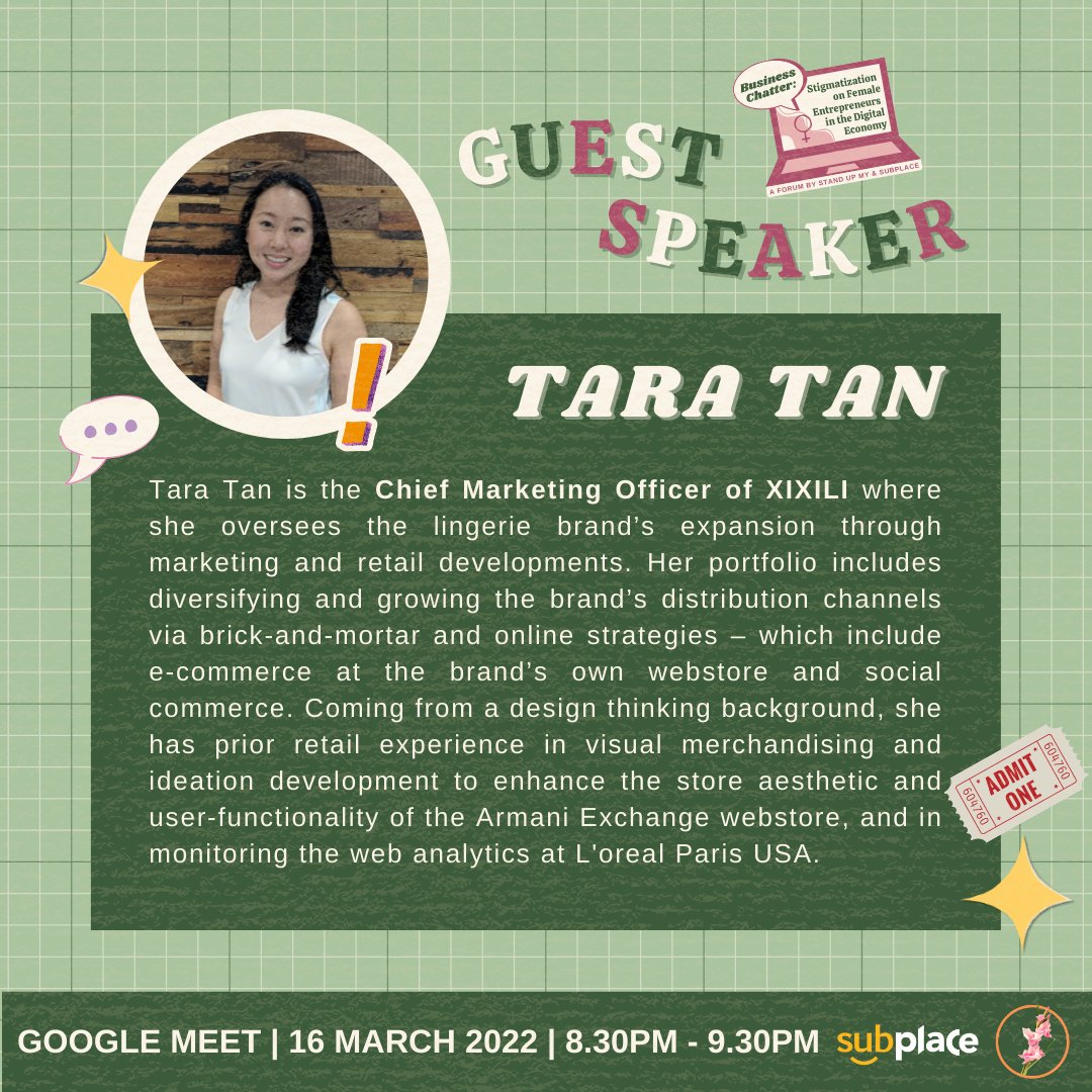 standup_my's tweet photo. These are the speakers and moderators that
we are having for our forum with Subplace tomorrow! Head on to the link in our bio, stories or
register here: https://t.co/nUvheLeJpY
#StandupMalaysia #SUBPLACE #womeninbusiness #femaleentrepreneurs
@XIXILI_intima @satiradiana https://t.co/PeuusP3ILN