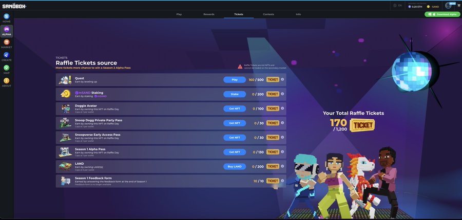 SandraF65922333's tweet photo. @TheSandboxGame I just participated in the daily #SandboxAlphaS2Contest for a chance to earn up to 1,000 $SAND! Starting March 14 -  Show your Raffle Tickets. Check out my screenshot below! 👇 #SandboxAlphaS2 https://t.co/VZpeJpt562