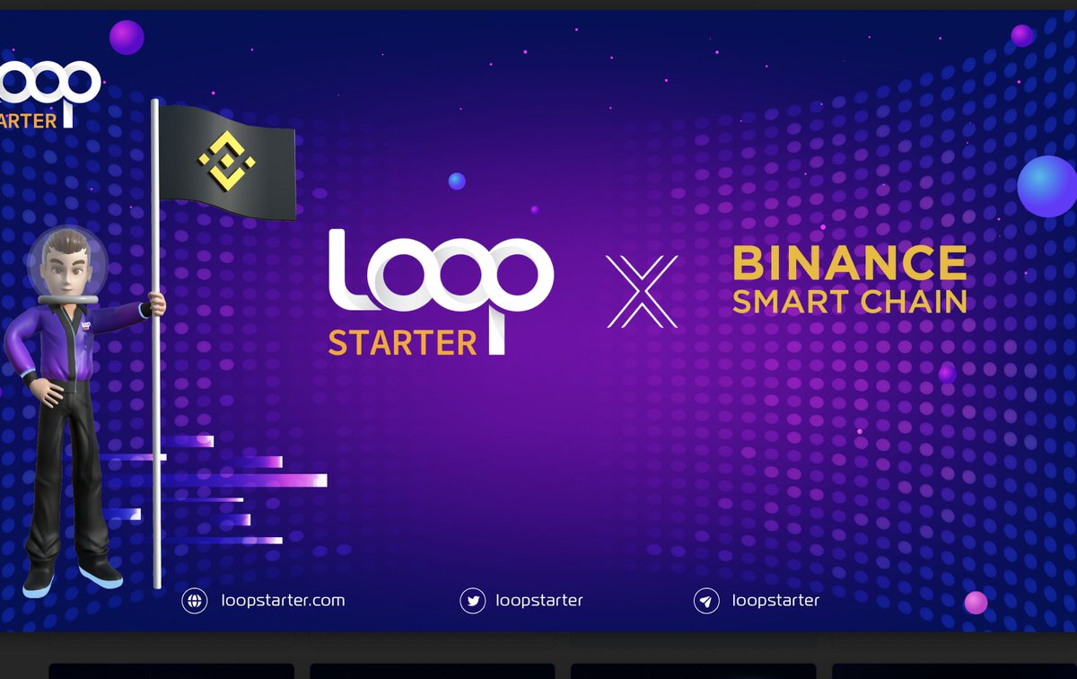 LOOPS (a BEP-20) token official listed on Binance Smart Chain🤝
Why LOOPStarter is built on BSC? 
We are proud to spread our expertise in incubating early stage blockchain start-ups as #1 launchpad on Binance.

Read more about it 👇🏼 
loopstarter.substack.com/p/loopstarter-…
#LOOPStarter #BSC