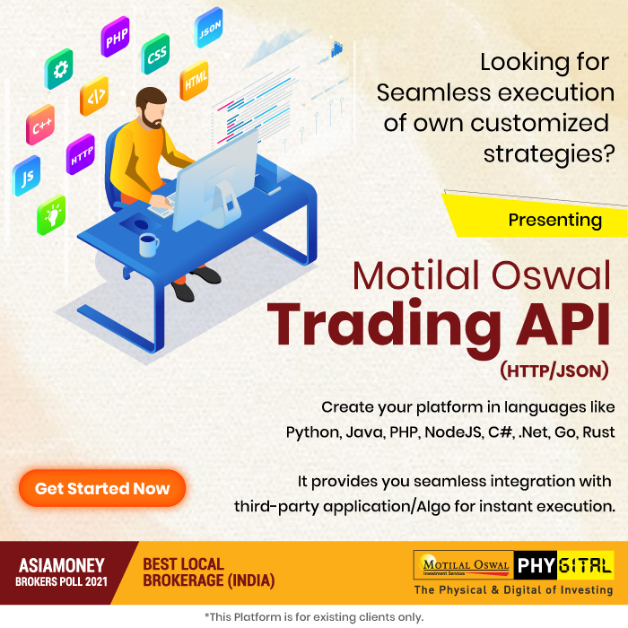 MotilalOswalLtd's tweet image. Get started now - ow.ly/hq0Z50Ijny3
Try our new HTTP based (JSON) Trading OPEN API is live now.
.
.
.

#TradingAPI #motilaloswal #tradingplatform #trader #live