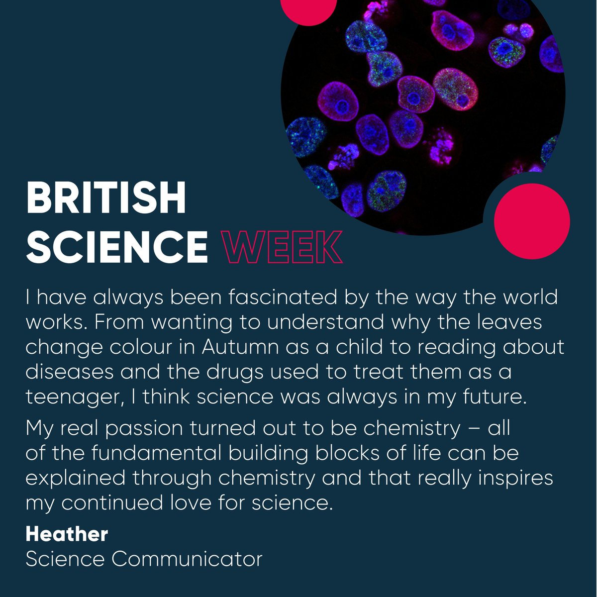 EnzymeComms's tweet image. We're celebrating #BritishScienceWeek by sharing some of the stories behind our Science Communicators. 

Today we hear from Heather about why she started a career in Science.

#ScienceCommunication #BSW22