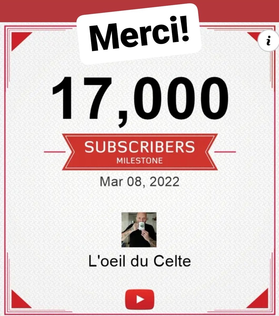 DuCelte's tweet photo. Merci d'être de plus en plus nombreux à me suivre sur youtube.
"
#youtube #youtuber #youtubers #youtubeuse #abonnés #subscribe #subscriber https://t.co/Usn4uRbfKe