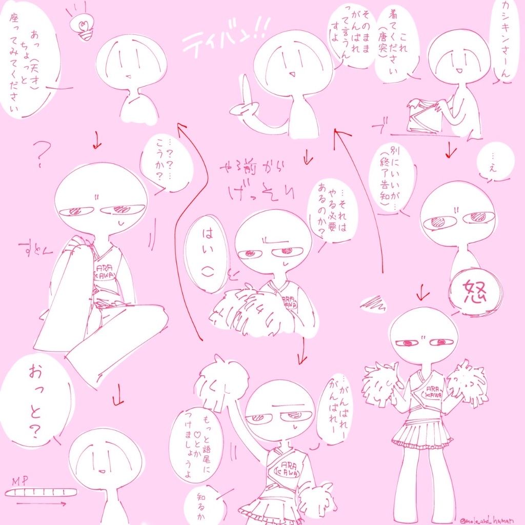 mole_and_human's tweet photo. ⚠️着衣　荒カシ
蛮族🍣の服選び https://t.co/wClQE8RRon