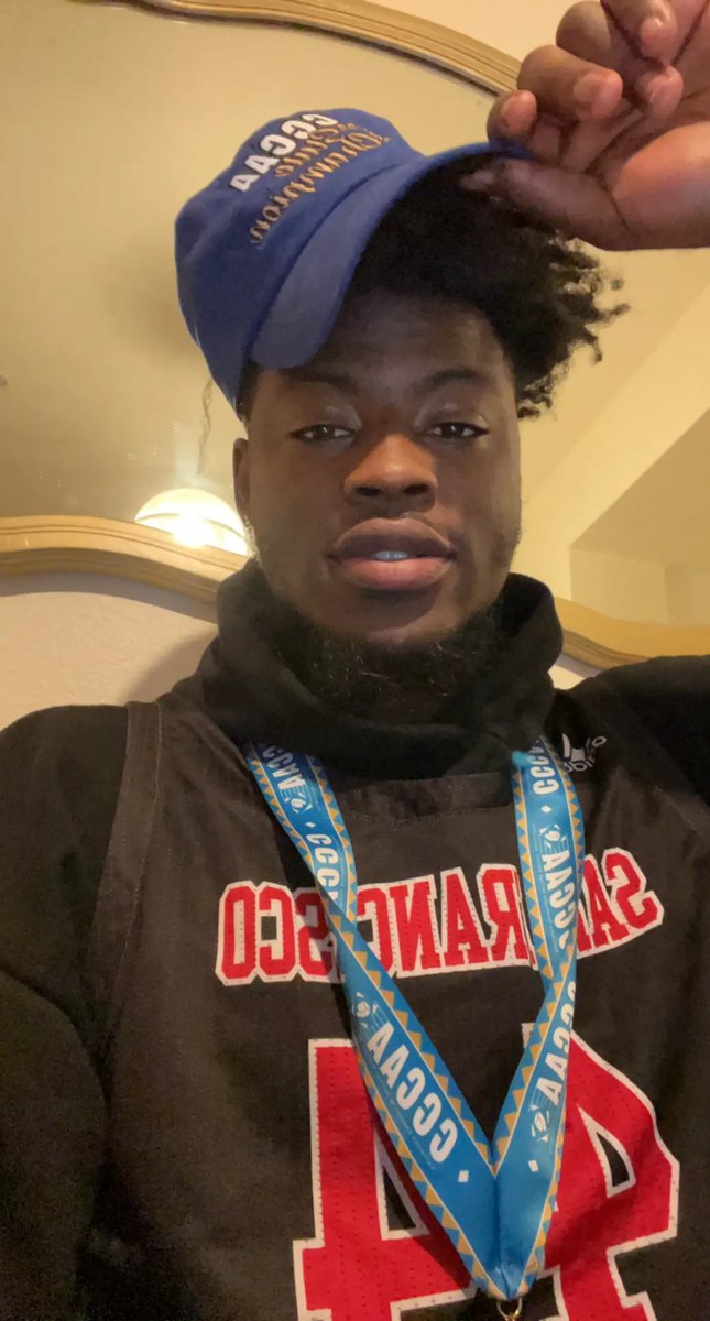 My story
December 2016: received my first basketball 
October 2020: my first step in the US
January 2021: Got recruited by the head coach of <a href="/CCSFMBB/">CCSF Men's Basketball</a> (Coach Justin Labagh)
March 2021 : 1st training with my team
March 2022: champion of the @CCCAASports 🏆 
Thank you God🙏🏾#blessed