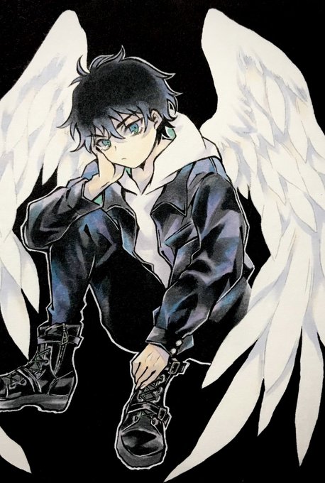 天使 悪魔のtwitterイラスト検索結果